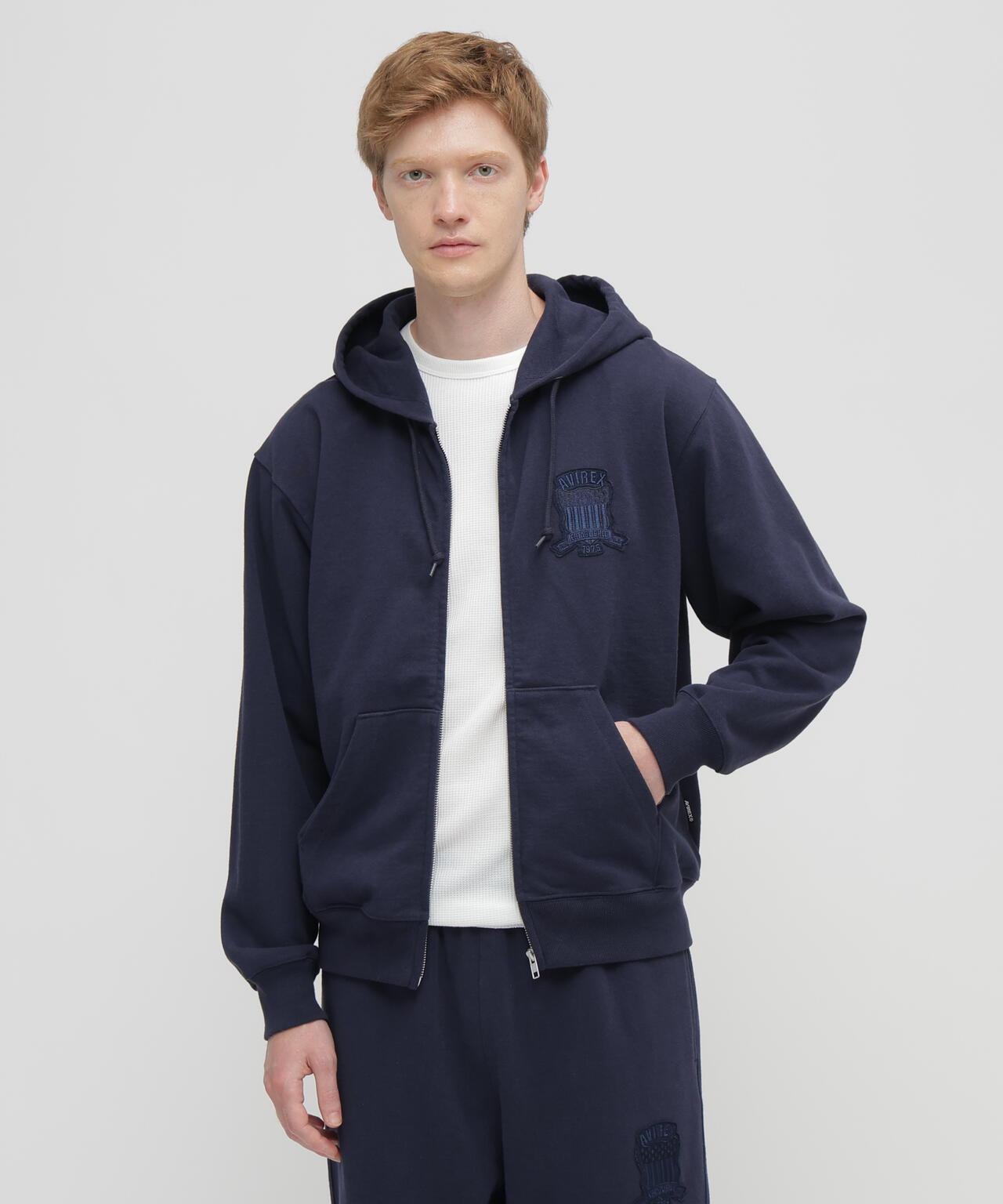 SIGNATURE VARSITY 拉鍊連帽衫
