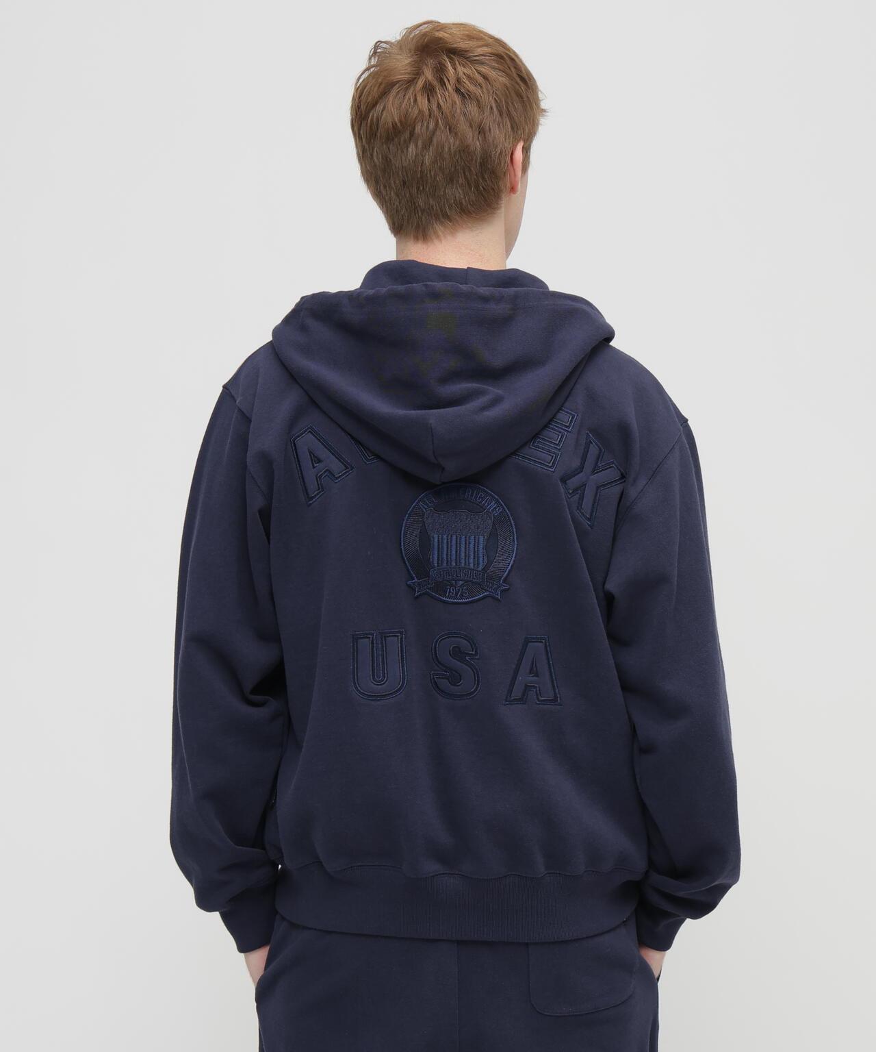 SIGNATURE VARSITY 拉鍊連帽衫