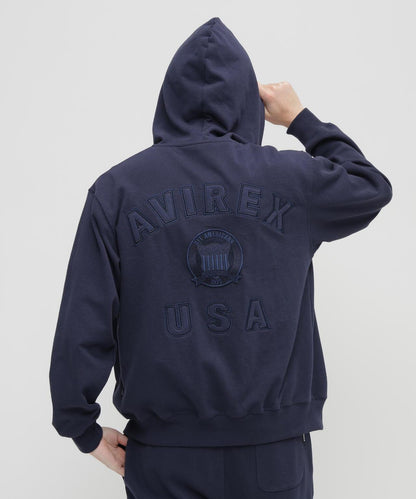 SIGNATURE VARSITY 拉鍊連帽衫