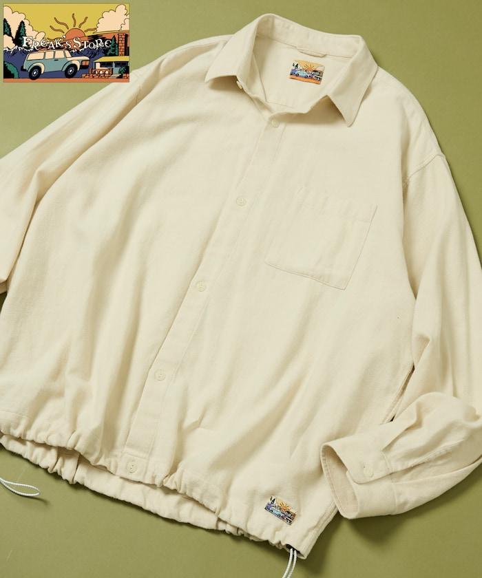 FREAK'S STORE for BEACH & FES 抽繩法蘭絨長袖襯衫