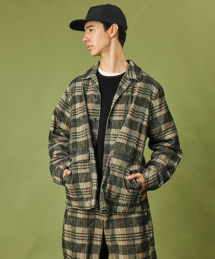 FREAK'S STORE for BEACH & FES 全幅印花燈芯絨 襯衫夾克 [套裝對應]