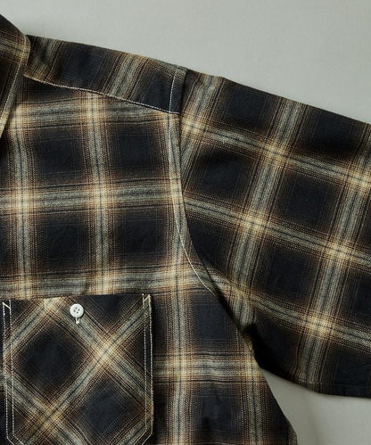 RED KAP × FREAK'S STORE 聯名 短款 法蘭絨 長袖 工裝襯衫