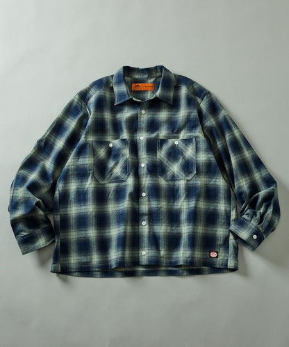 RED KAP × FREAK'S STORE 聯名 短款 法蘭絨 長袖 工裝襯衫