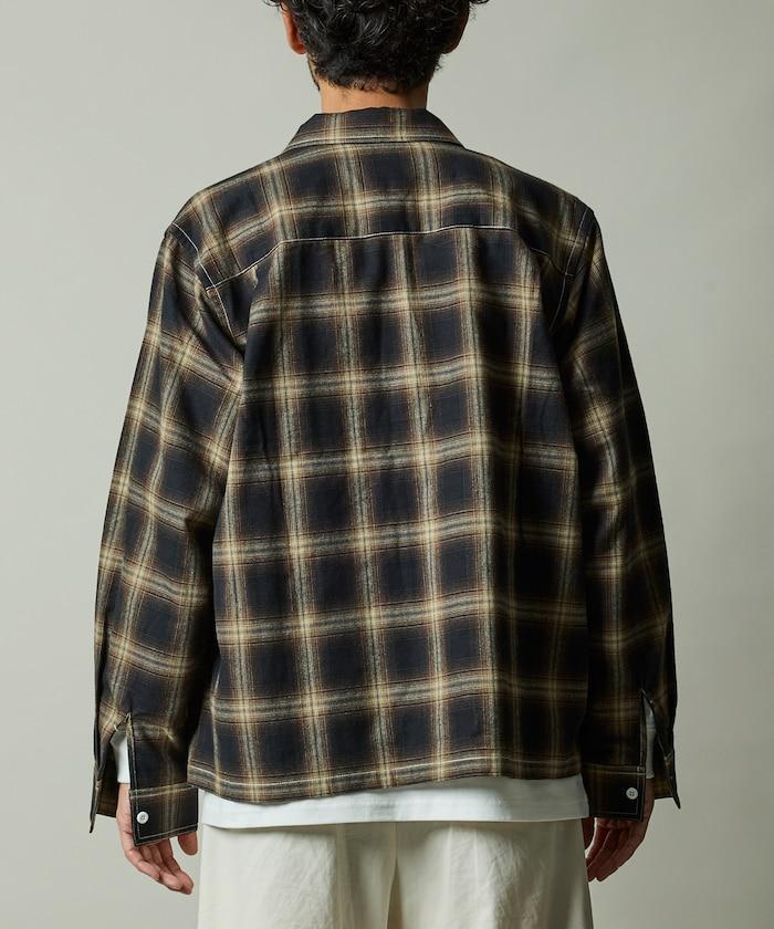RED KAP × FREAK'S STORE 聯名 短款 法蘭絨 長袖 工裝襯衫