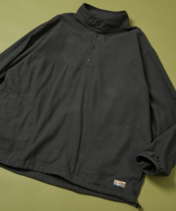 FREAK'S STORE for BEACH & FES 法蘭絨 半開襟 立領 套頭衫