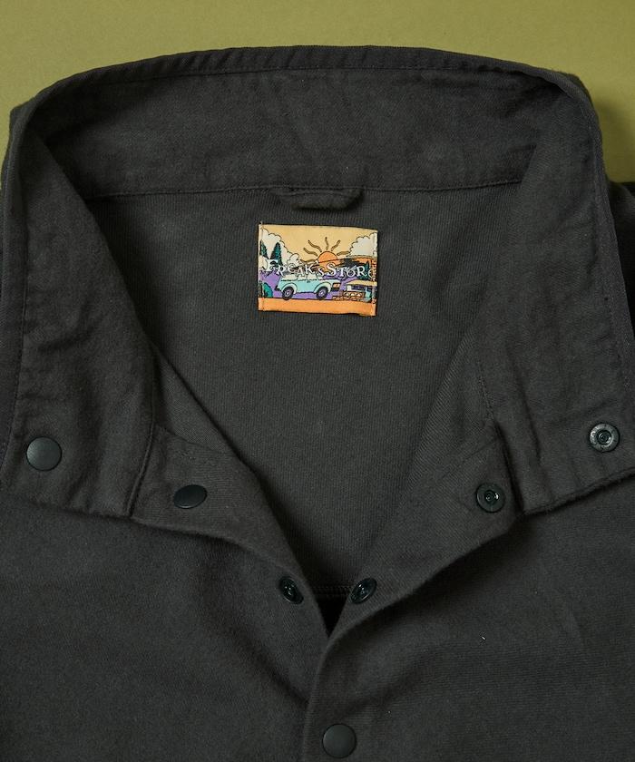 FREAK'S STORE for BEACH & FES 法蘭絨 半開襟 立領 套頭衫