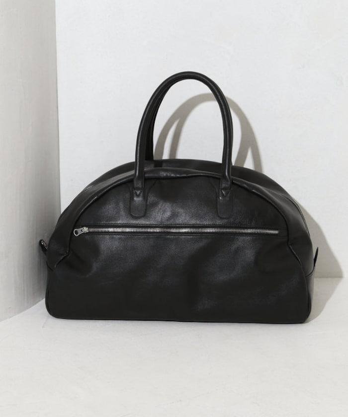 Big Leather Boston bag  / 牛皮 潑水皮革 波士頓包
