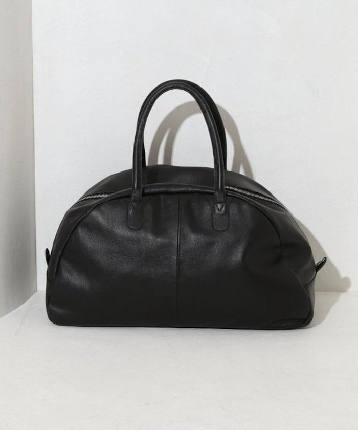 Big Leather Boston bag  / 牛皮 潑水皮革 波士頓包