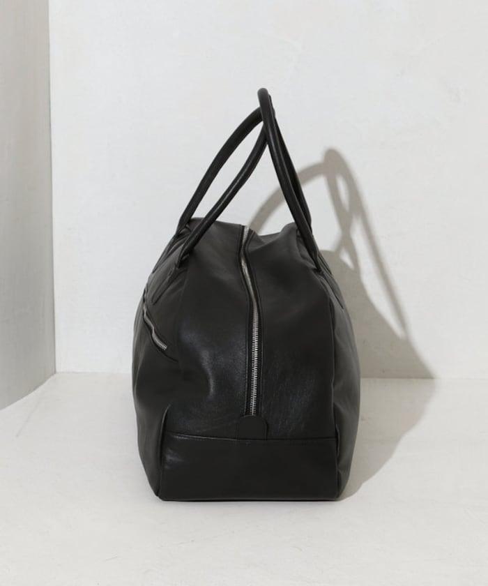 Big Leather Boston bag  / 牛皮 潑水皮革 波士頓包