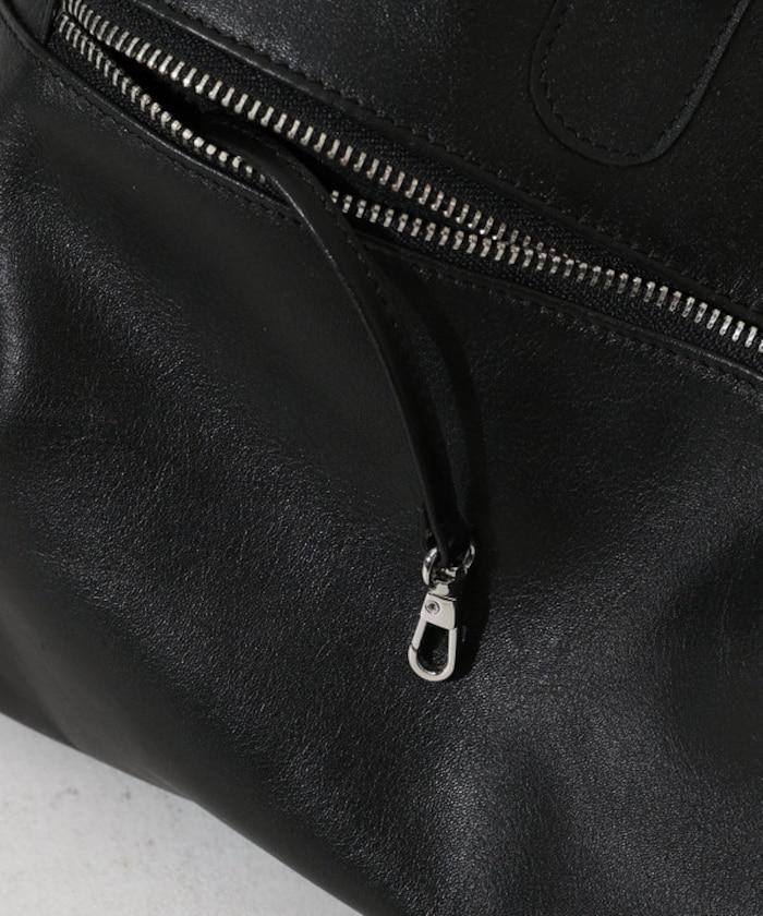 Big Leather Boston bag  / 牛皮 潑水皮革 波士頓包