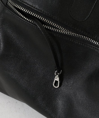 Big Leather Boston bag  / 牛皮 潑水皮革 波士頓包