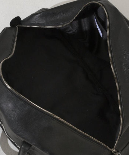 Big Leather Boston bag  / 牛皮 潑水皮革 波士頓包