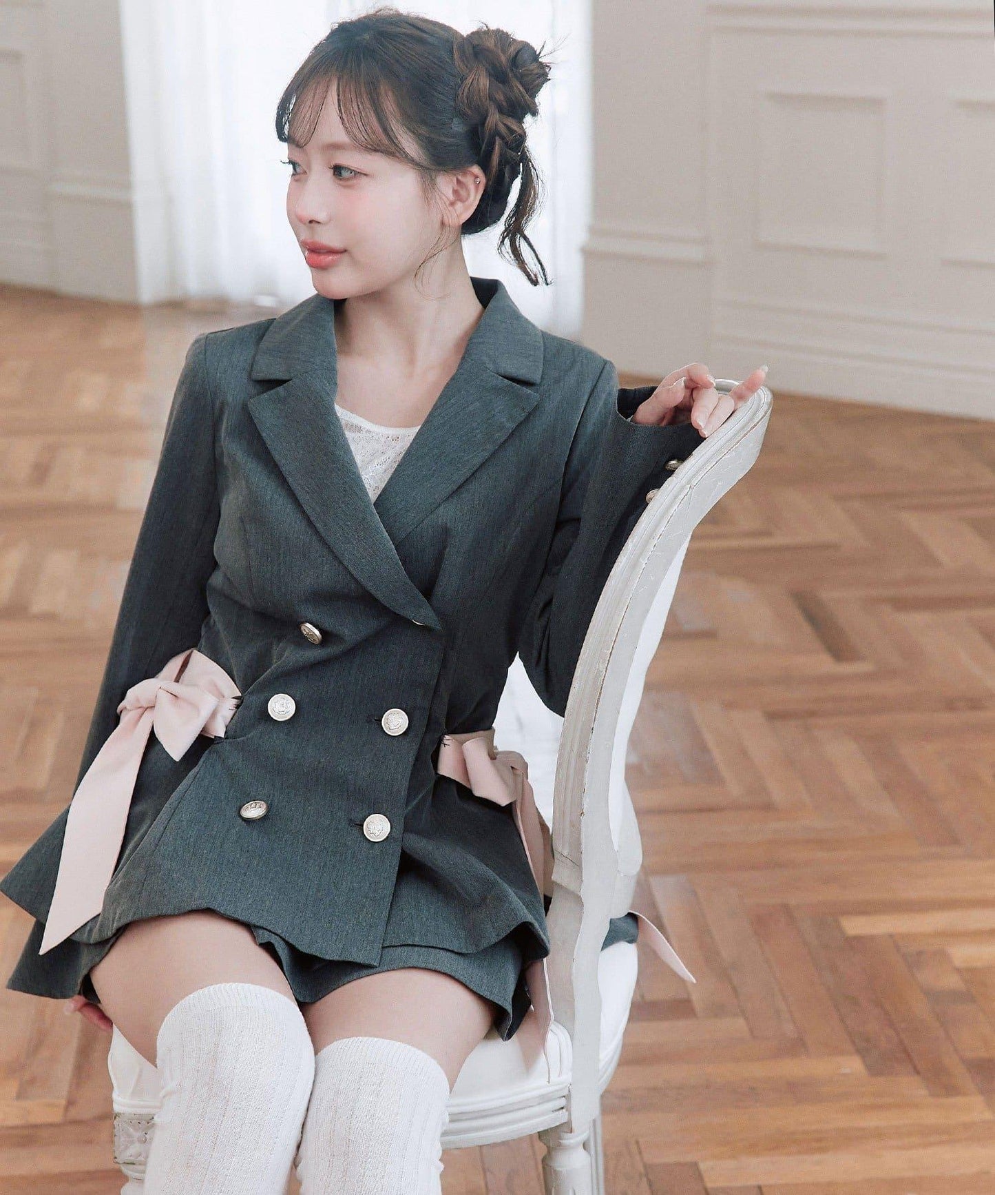 收腰西裝外套
