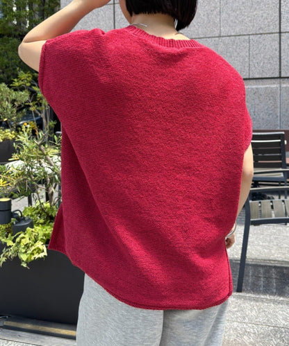 法式網眼針織衫