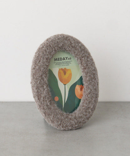 【MEDAY-60】Photo Frame Fluffy Oval 相框