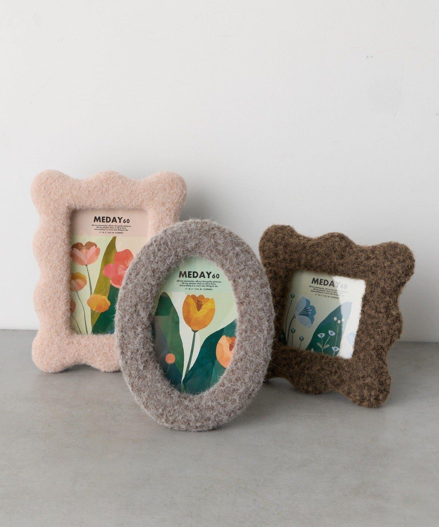 【MEDAY-60】Photo Frame Fluffy Long Wave