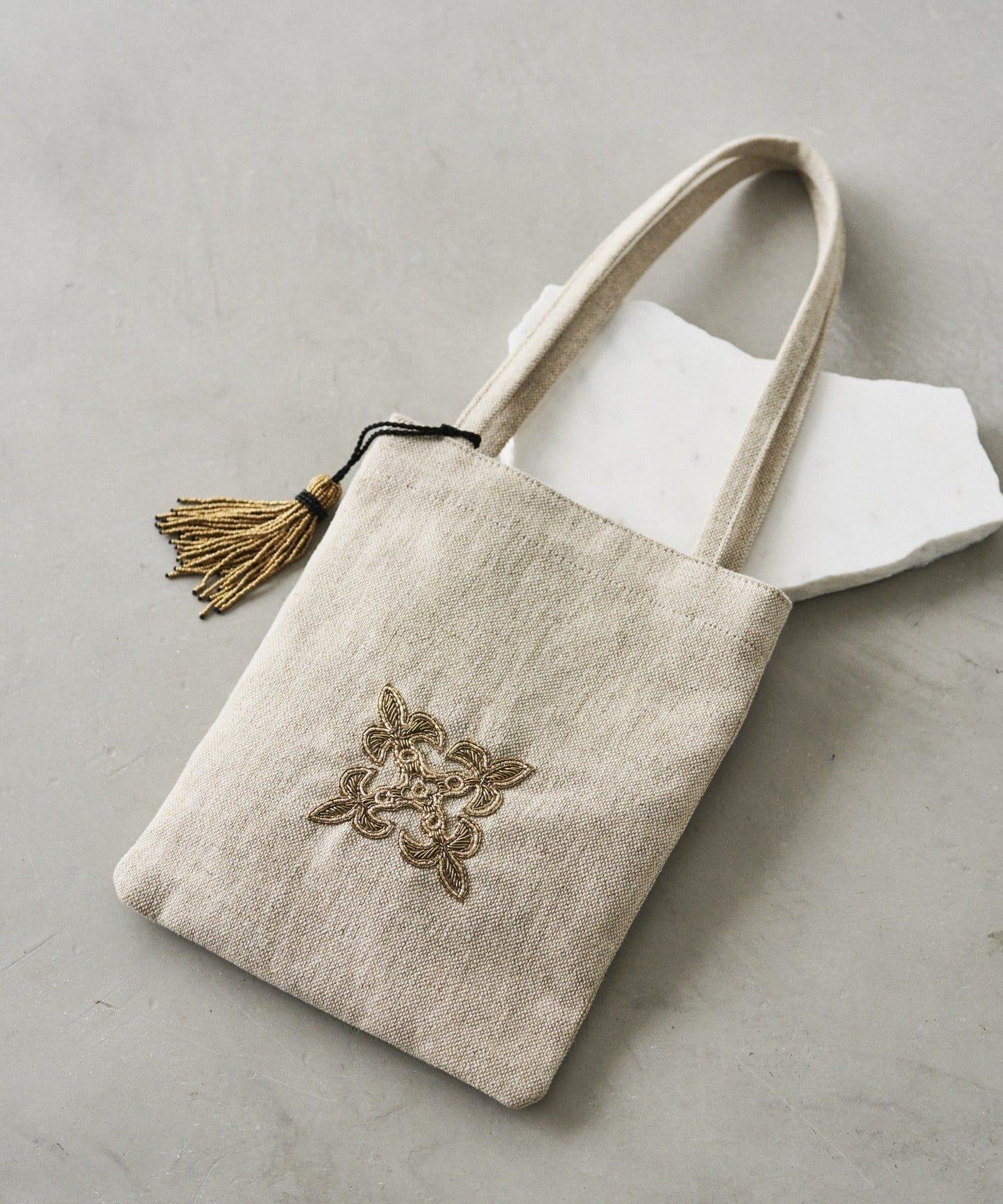 刺繡迷你托特包