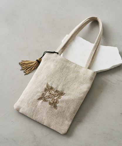 刺繡迷你托特包
