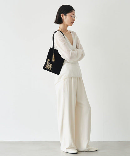 刺繡迷你托特包