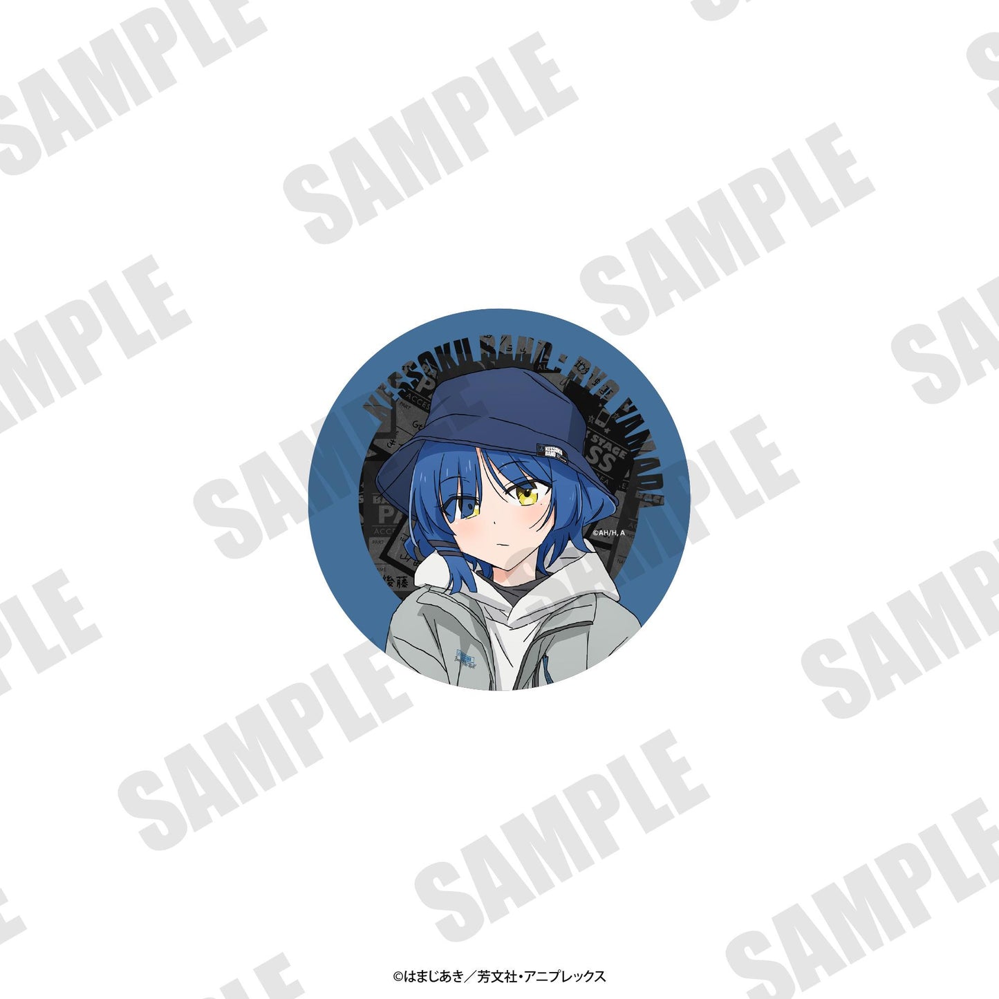 孤獨搖滾!（孤獨搖滾） 結束樂隊 Waterproof Jacket 金屬徽章 山田リョウ
