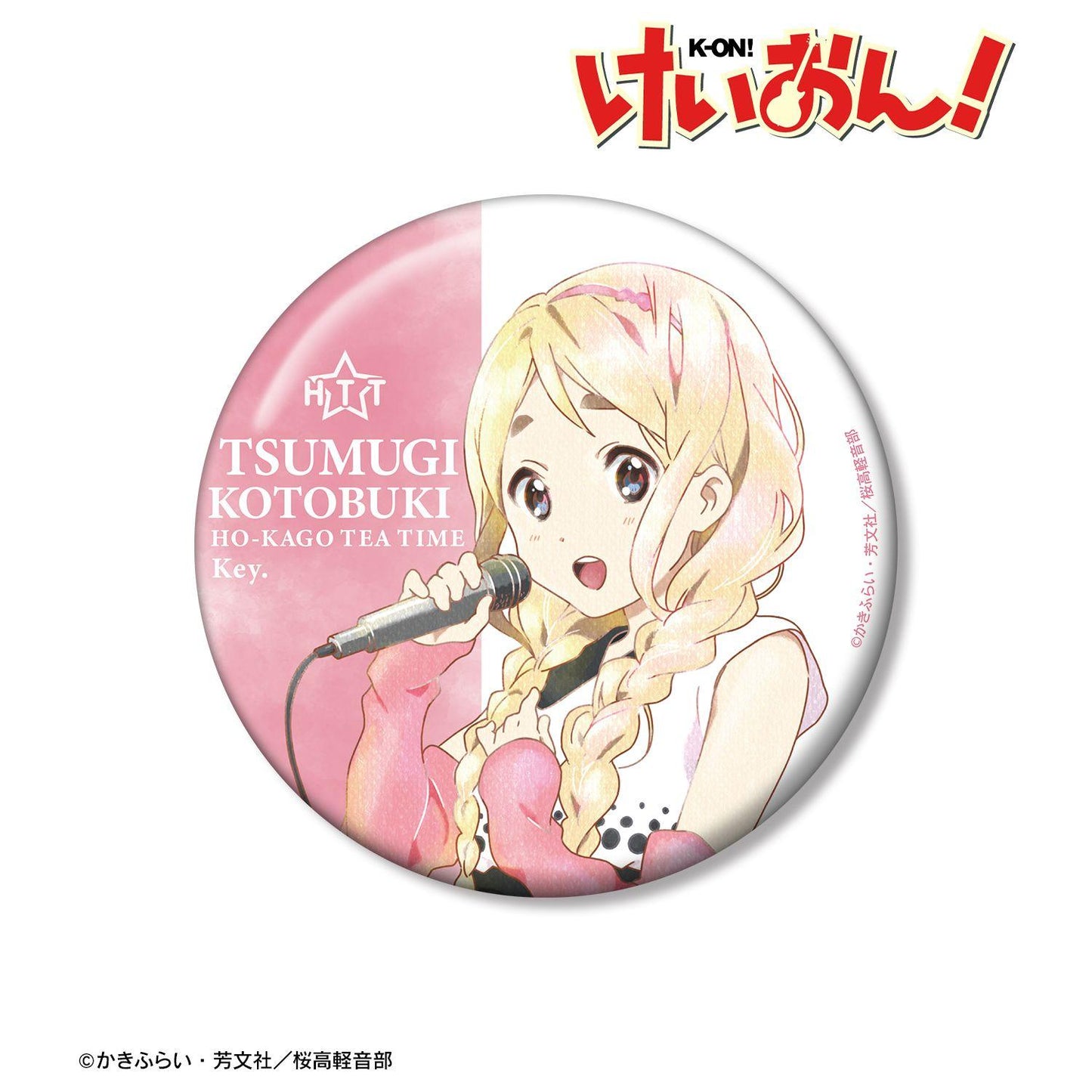 輕音少女！ 琴吹紬 Ani-Art aqua label 第2弾 100mm徽章 ver.A