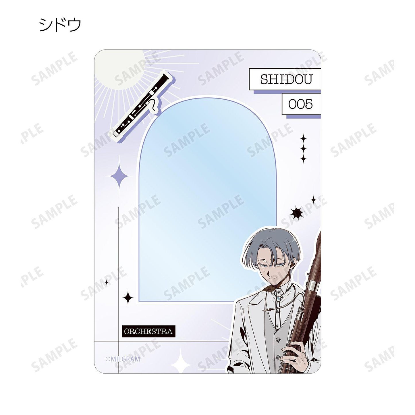 MILGRAM（MILGRAM） しづさんイラスト オーケストラver. B8硬質卡套 11包入