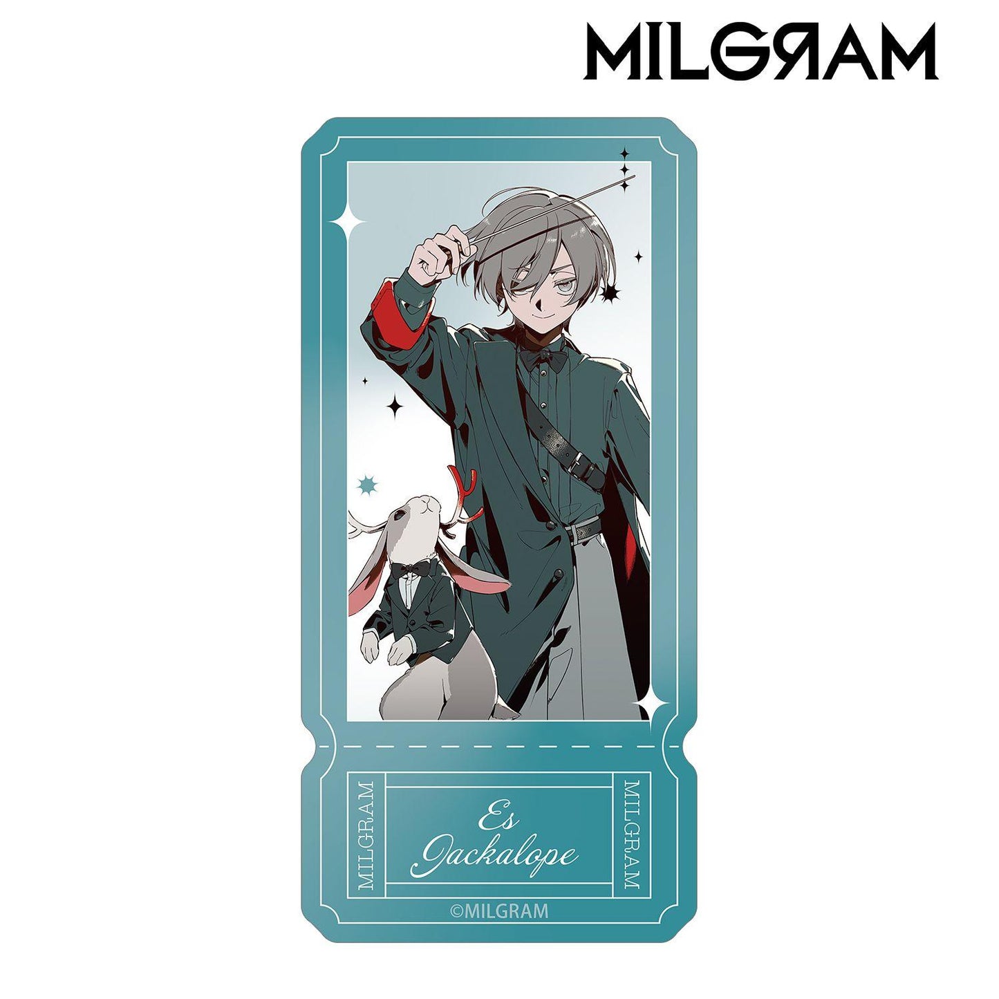 《MILGRAM》 しづさん插畫 エス&ジャッカロープ 管絃樂版 異形貼紙