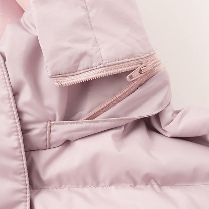 【商品】 潑水防汙可機洗 仿皮草連帽修身長款羽絨服