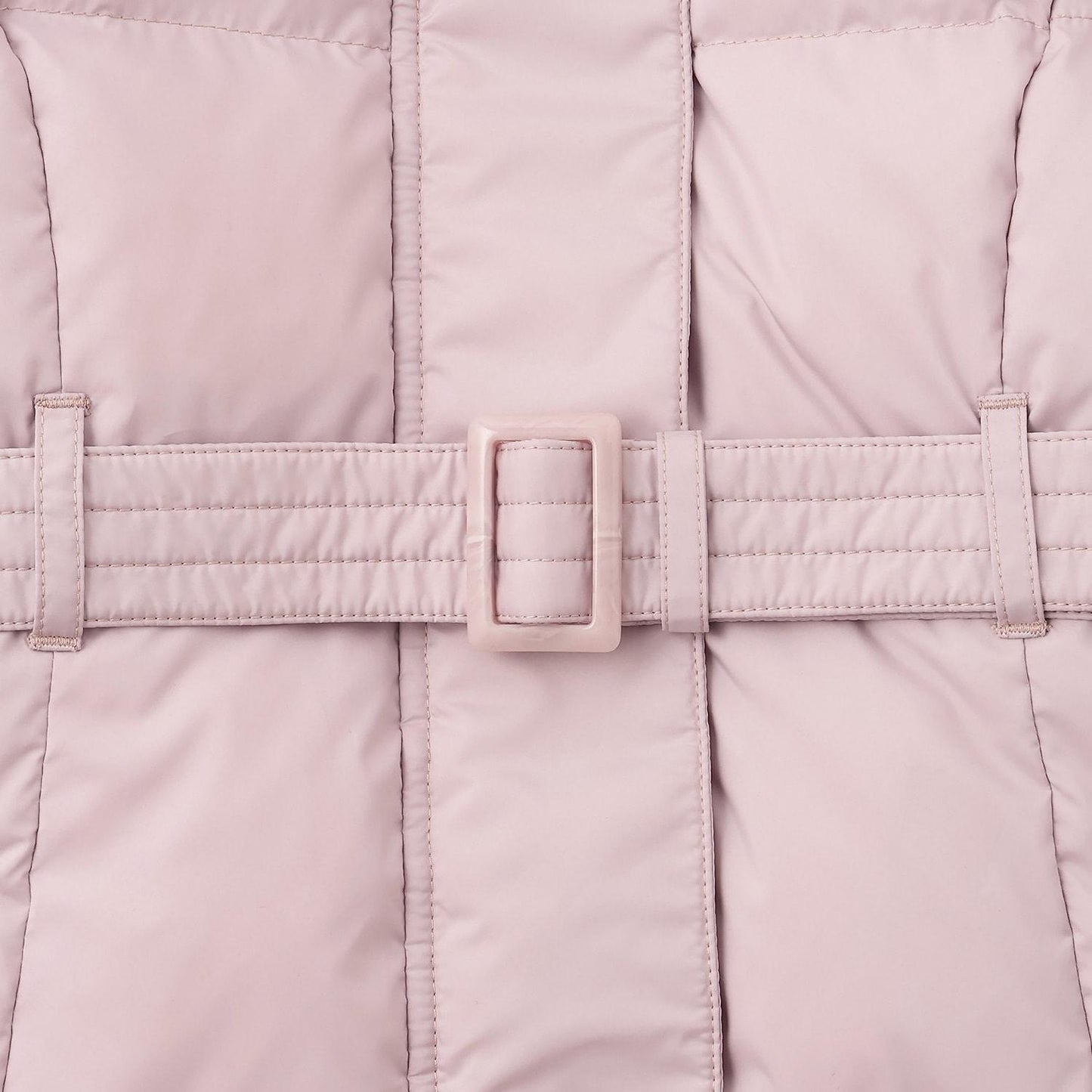 【商品】 潑水防汙可機洗 仿皮草連帽修身長款羽絨服
