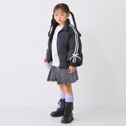 袖蝴蝶結 中棉夾克