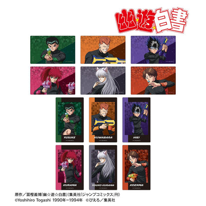幽☆遊☆白書（幽遊白書） 描繪水槍大戰ver. 收藏卡貼紙 完整盒裝 12包入