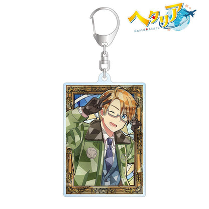 ヘタリア World★Stars_美國 Aure Glass 亞克力鑰匙扣