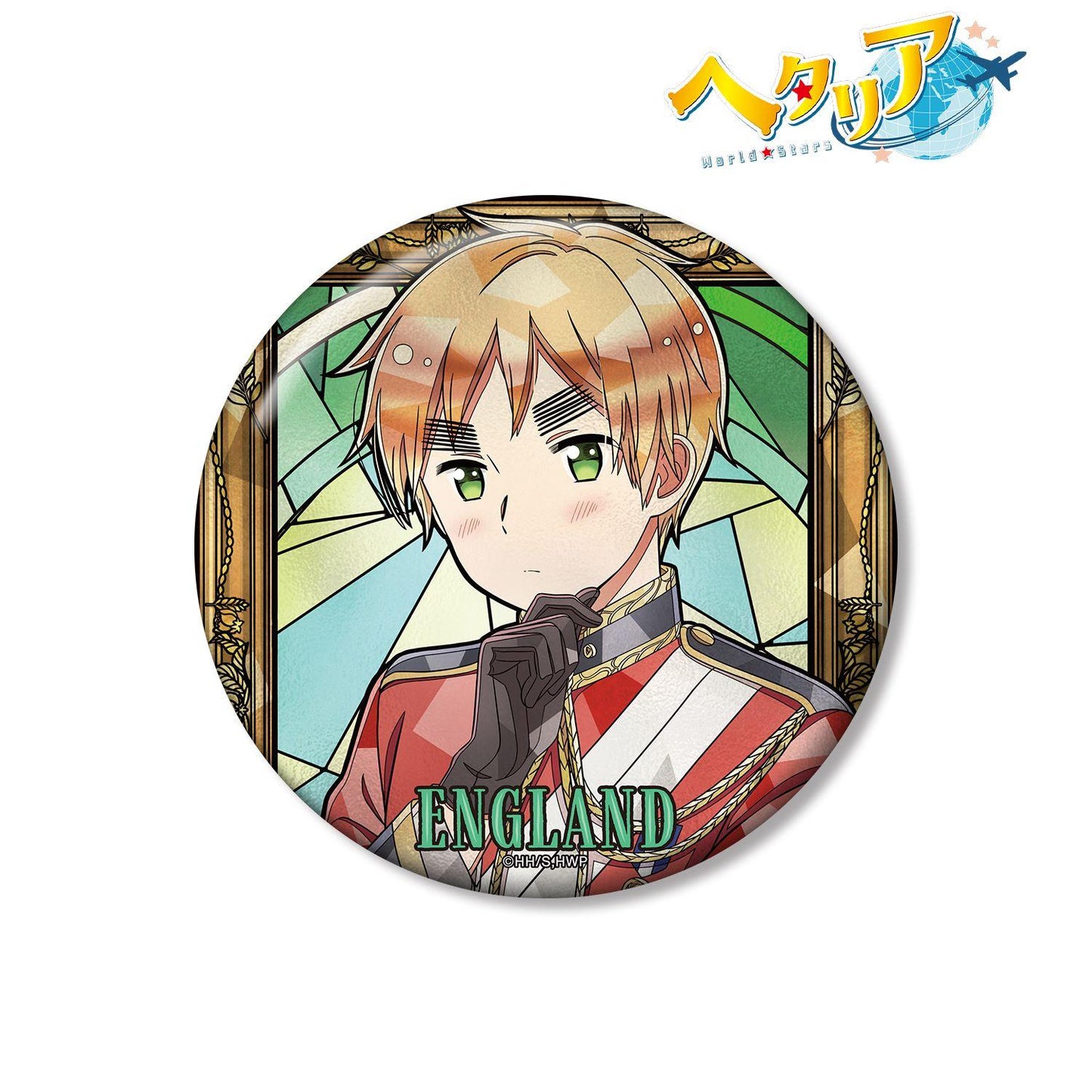 ヘタリア World★Stars_イギリス Aure Glass 100mm徽章