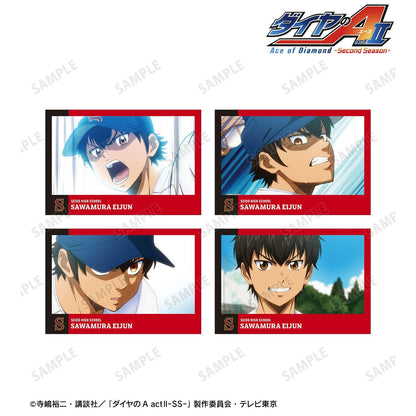 鑽石王牌 actⅡ（鑽石王牌 actⅡ） -Second Season- 沢村栄純 場景明信片4張套裝