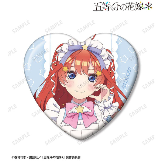 五等分の花嫁（五等分的新娘） 描き下ろし 中野五月 メルヘンメイドver. 心形徽章