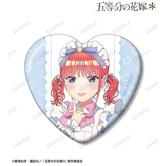 五等分の花嫁（五等分的新娘） 描き下ろし 中野二乃 メルヘンメイドver. 心形徽章