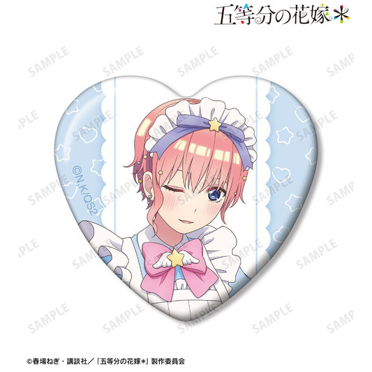 五等分の花嫁（五等分的新娘） 描き下ろし 中野一花 メルヘンメイドver. 心形徽章