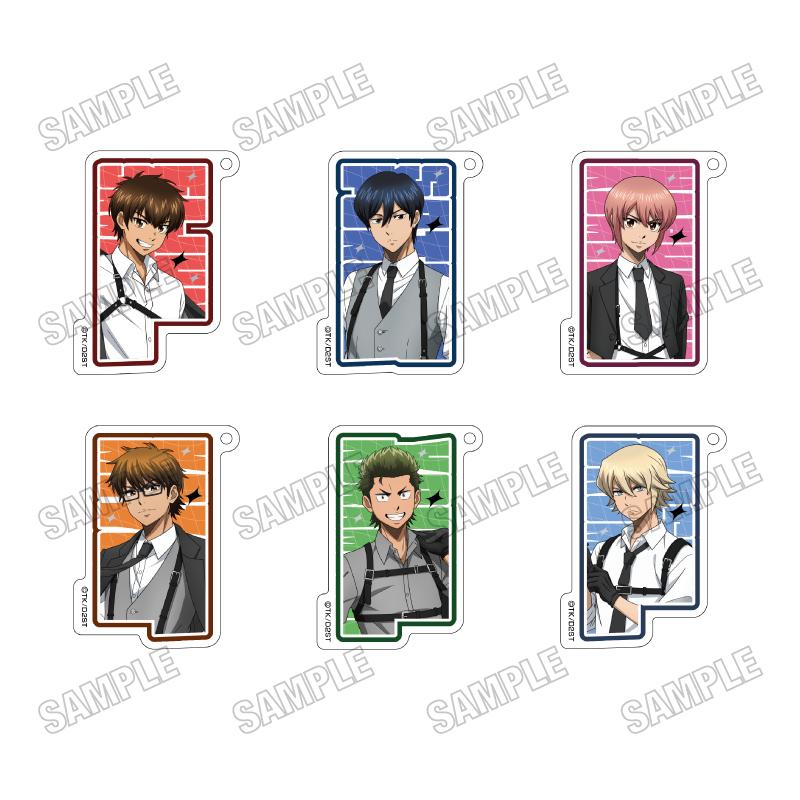 鑽石王牌 actⅡ（鑽石王牌 actⅡ） -Second Season- 繪製亞克力鑰匙扣收藏【Harness Suit ver.】【完整BOX／6個裝】