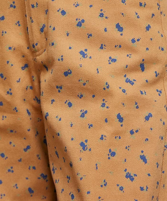 小碎花 彎刀褲