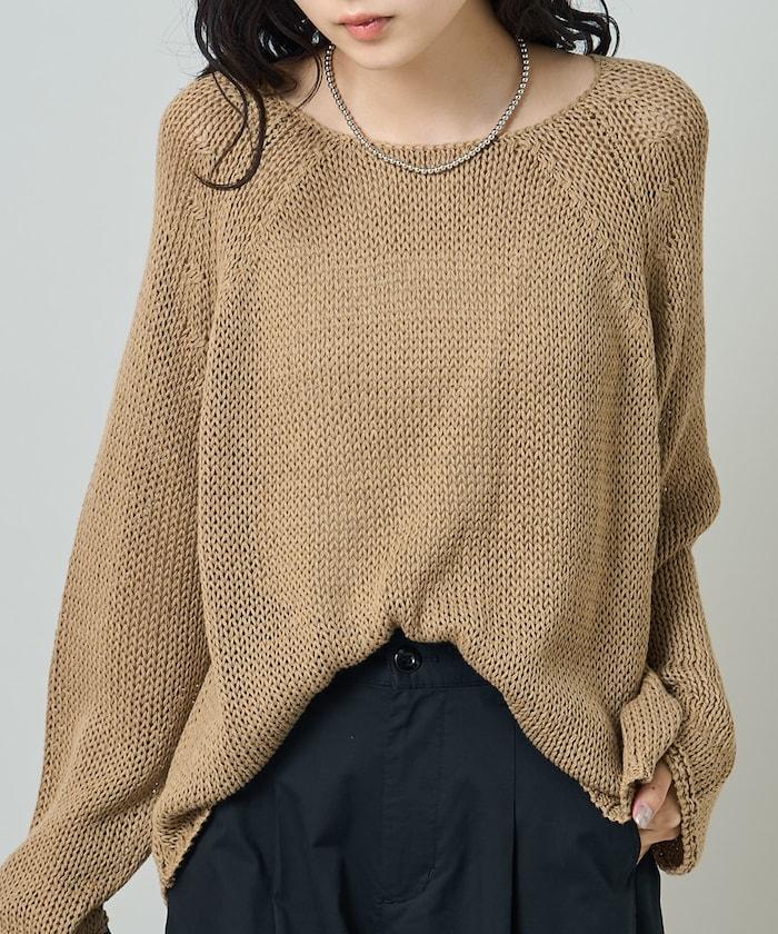 寬鬆針織套頭衫