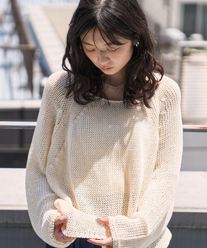 寬鬆針織套頭衫