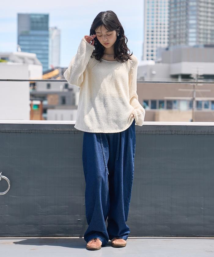 寬鬆針織套頭衫