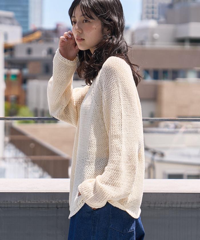 寬鬆針織套頭衫