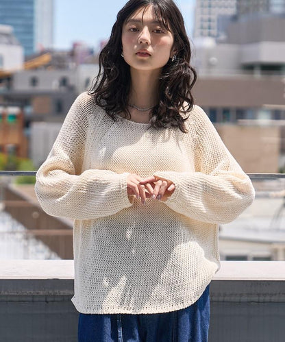 寬鬆針織套頭衫