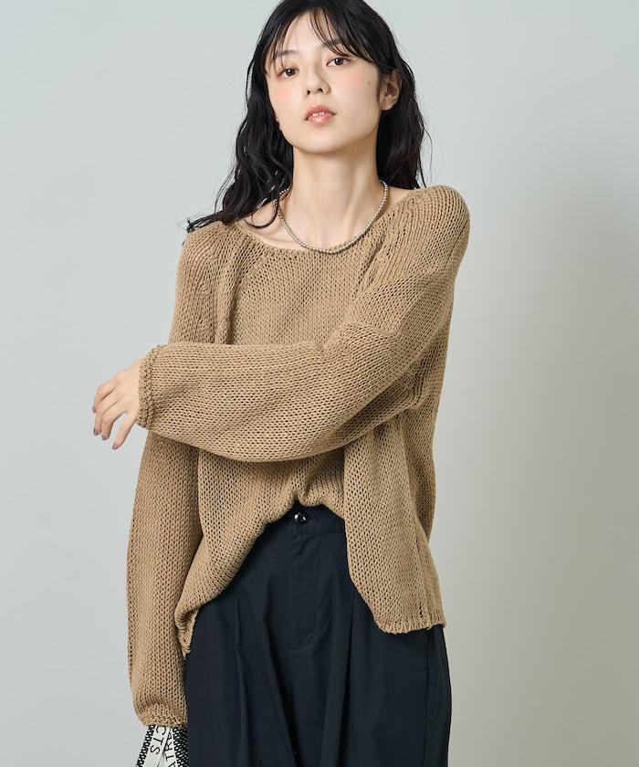 寬鬆針織套頭衫