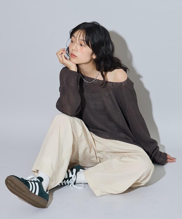 寬鬆針織套頭衫