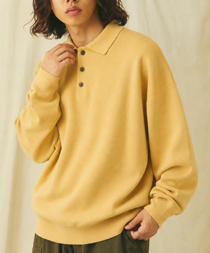 Relax Fit 寬鬆版型 針織POLO衫
