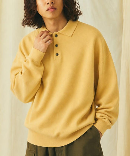 Relax Fit 寬鬆版型 針織POLO衫