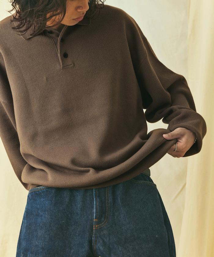 Relax Fit 寬鬆版型 針織POLO衫
