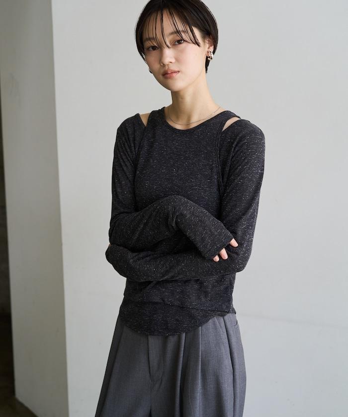 前後兩穿 坦克背心疊穿長袖上衣